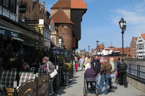 The port city of Gdansk