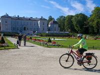 Cycling past the palace in Palanga, Lithuania |  <i>Andrew Bain</i>