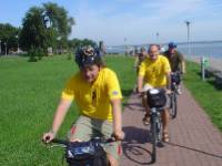 Cycling along the Baltic coastline in Lithuania