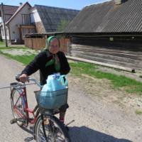 Local lady near Peipsi Lake