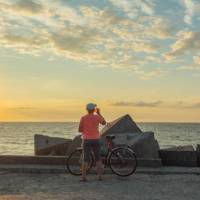 Cycling by the Baltic Sea