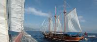 Traditional sailing boat used on our bike and boat trips in Greece and Turkey