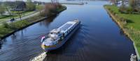 Lena-Maria_sailing the canals of Holland