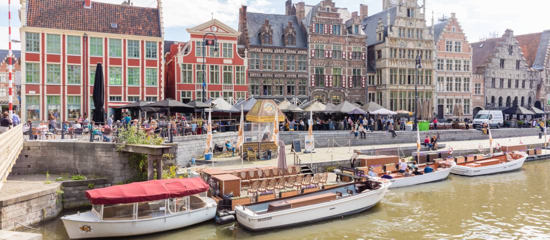 Cycle to Ghent on a bike and barge trip