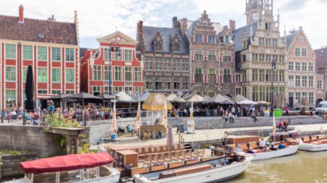 Cycle to Ghent on a bike and barge trip