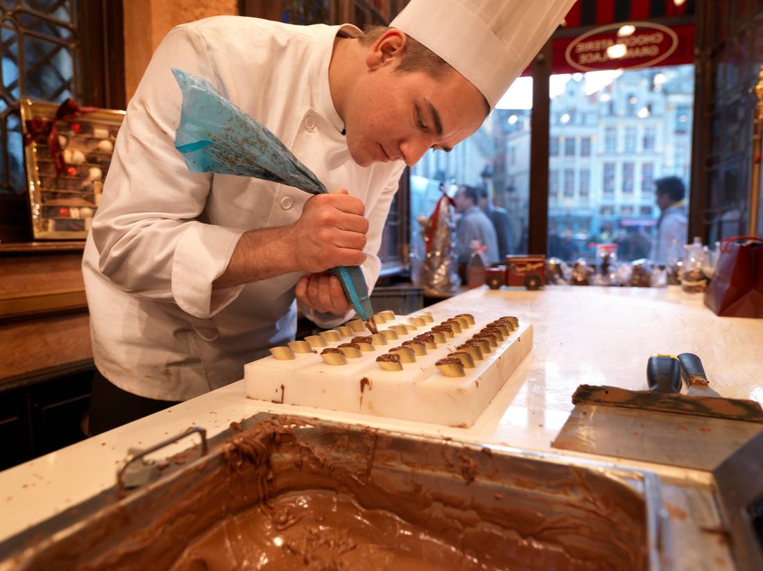 Chocolate making is an art in Belgium