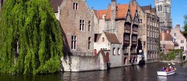 The delightful waterways of Bruges