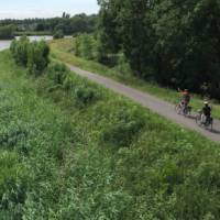 Cycling along the towpath in Belgium | Richard Tulloch