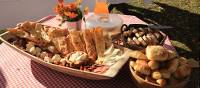 Delicious breads, cheeses and meats to be eaten while on the Via Dinarica