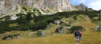 Crossing the border from Kosovo to Montenegro on the High Trails of the Balkans