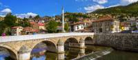 Experience the tranquil waterways of Sarajevo, Bosnia, while on the Via Dinarica