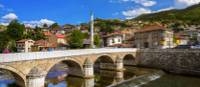 Experience the tranquil waterways of Sarajevo, Bosnia, while on the Via Dinarica