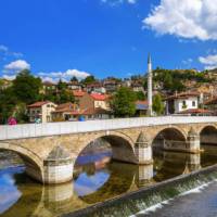 Experience the tranquil waterways of Sarajevo, Bosnia, while on the Via Dinarica