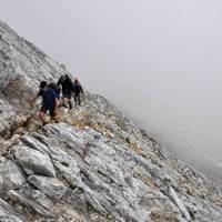 Trekking to the top of Mt Vihren in Bulgaria