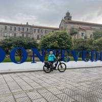 Cycling into Pontevedra | Desrae Cameron