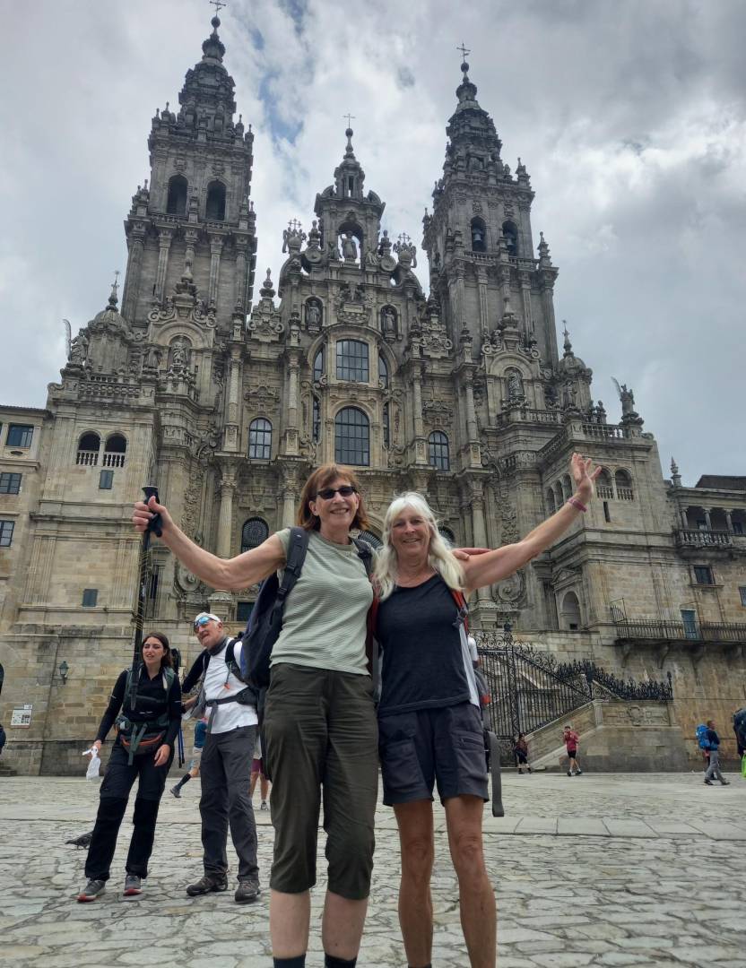 A great sense of achievement at Santiago de Compostela |  <i>Margaret Sacree</i>