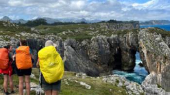 Sea cliffs in Asturias