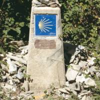 Marker on the Compostela Trail / Way of St James | Gabriella Dean