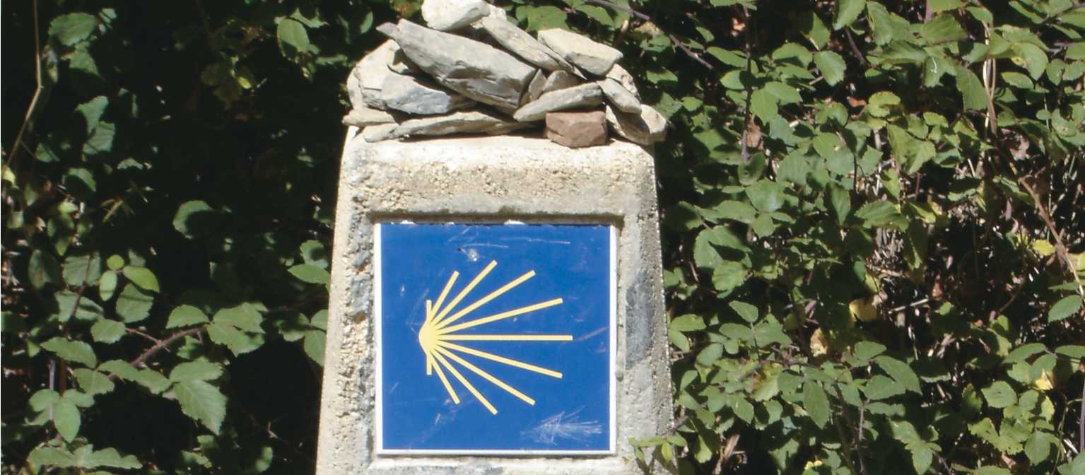 Marker on the Compostela Trail / Way of St James | Gabriella Dean