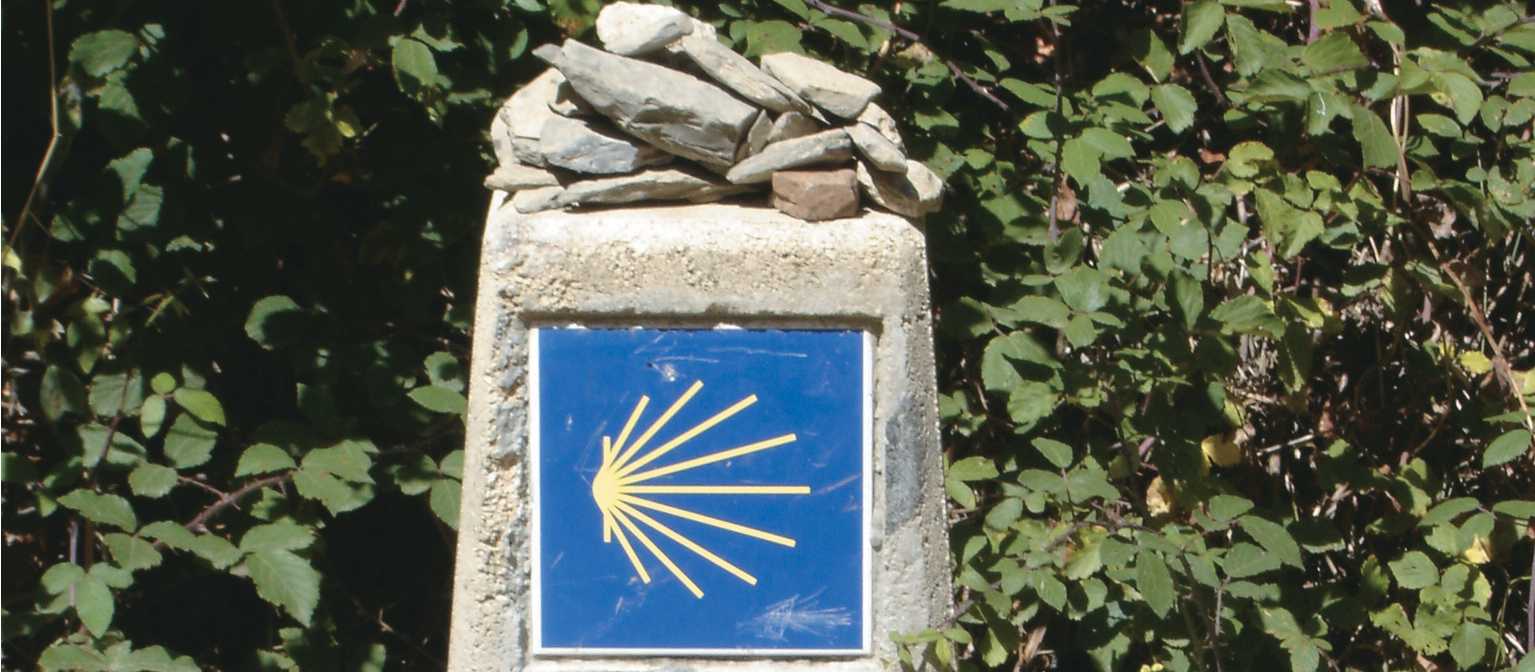 Marker on the Compostela Trail / Way of St James | Gabriella Dean
