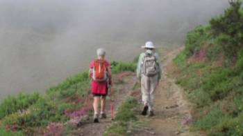 Food Lovers Pilgrimage to Santiago de Compostela,Andreas Holland Hiking along the Camino Primitivo, Spain