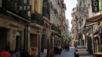 Pamplona tapas street