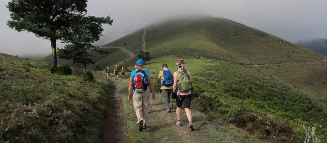 Walkers on the Camino Primitivo enroute to Santiago de Compostela |  <i>Andreas Holland</i>