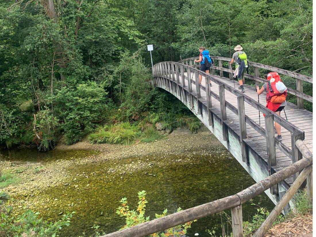 Crossing a bridge on the Camino Norte |  <i>Lachlan Baker</i>