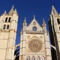 Leon Cathedral along the Camino de Santiago