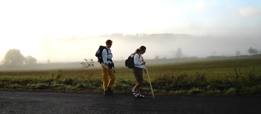 Pilgrim's on the way to Santiago in Spain |  <i>Guillermo Gavilla</i>