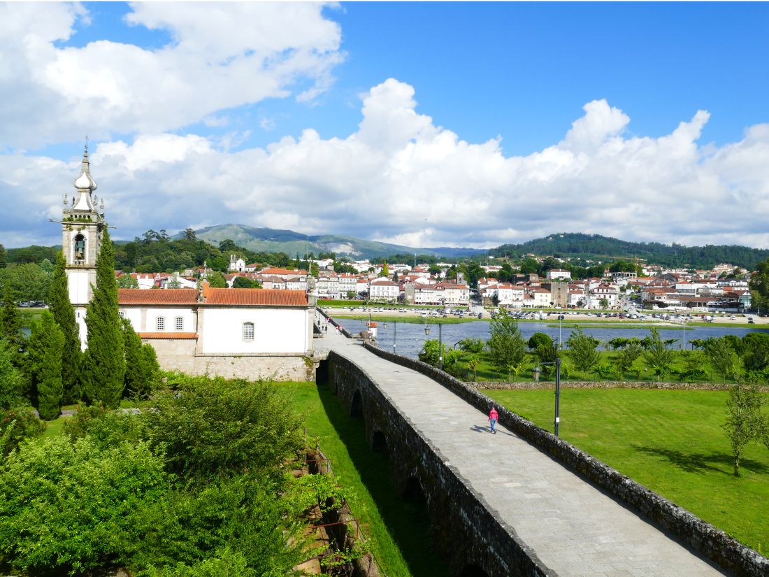 Explore beautiful historic towns on the Camino Portuguese