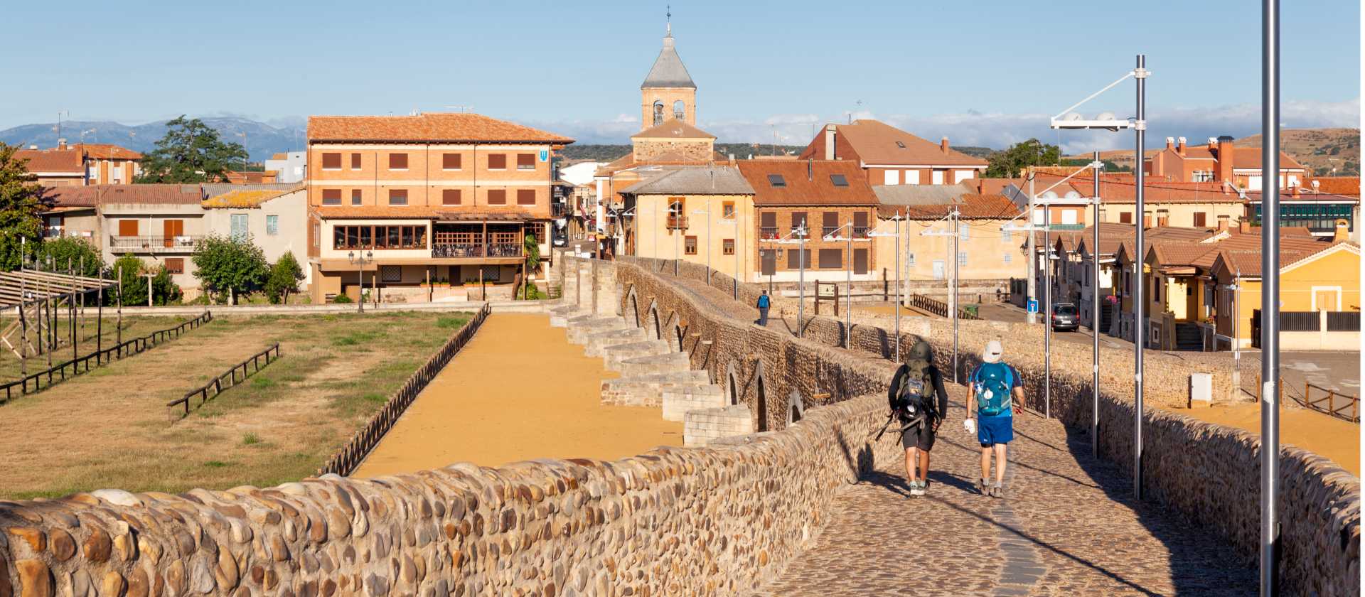 The famous bridge, Puente de Orbigo, on the Camino Frances