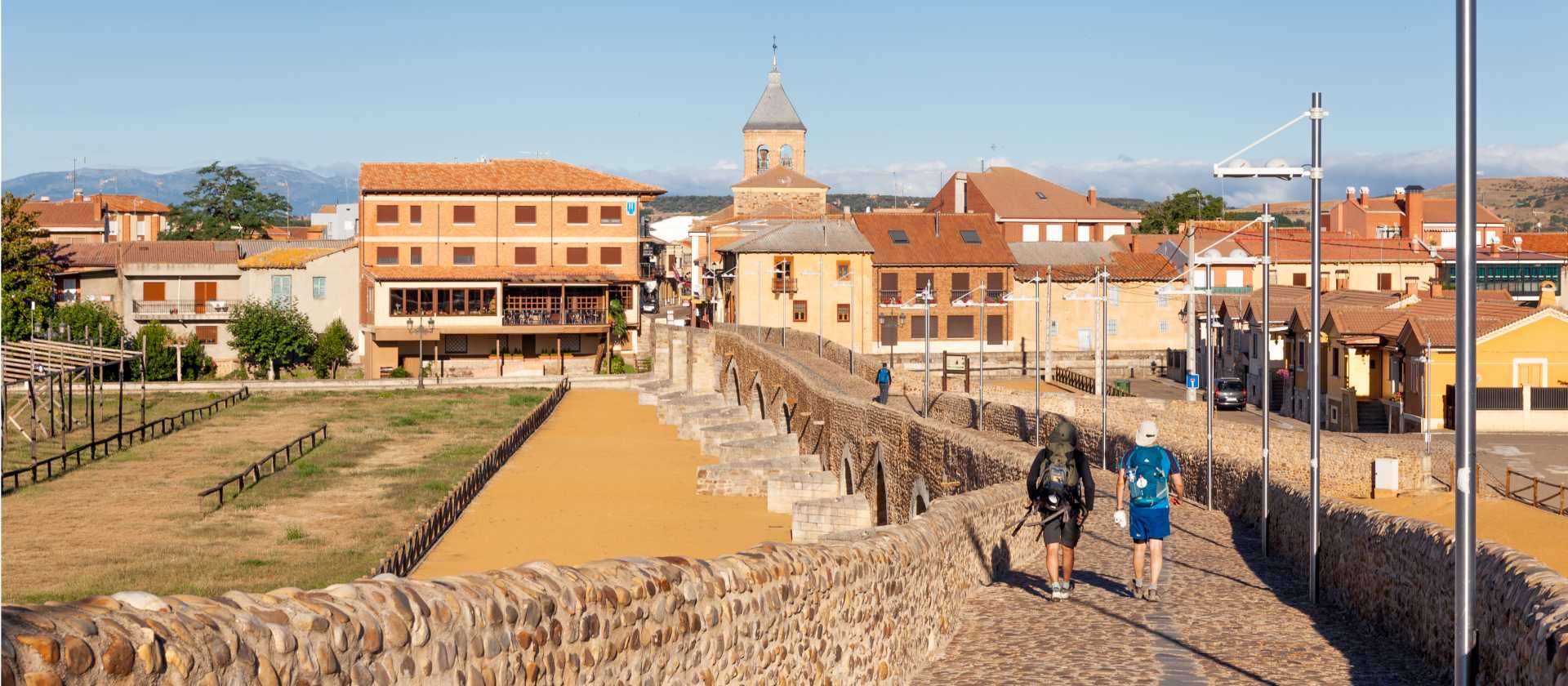 The famous bridge, Puente de Orbigo, on the Camino Frances
