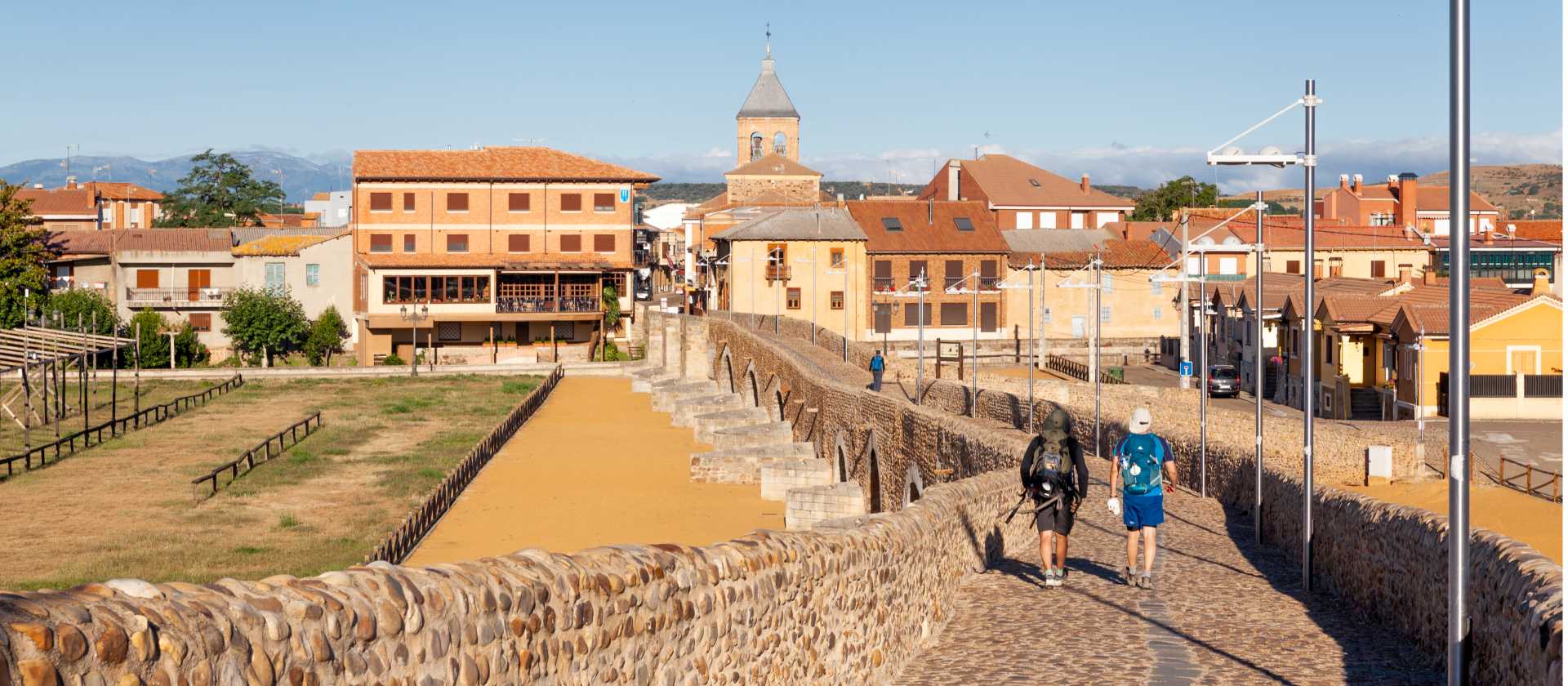 The famous bridge, Puente de Orbigo, on the Camino Frances
