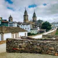 The UNESCO World Heritage Listed town of Lugo in Spain