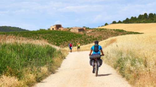 Cycling the Camino de Santiago route in Spain