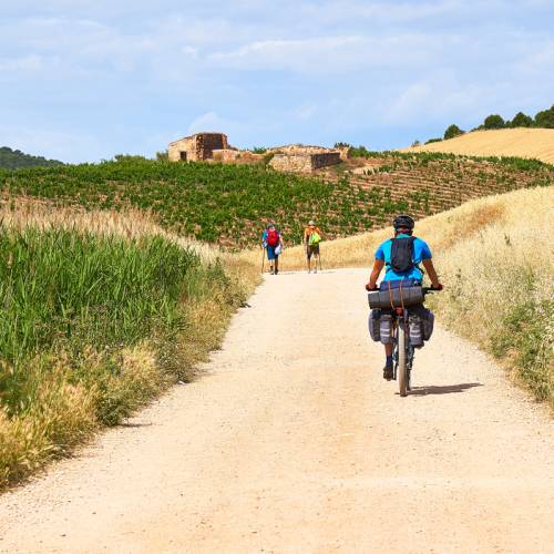 Cycling the Camino de Santiago route in Spain