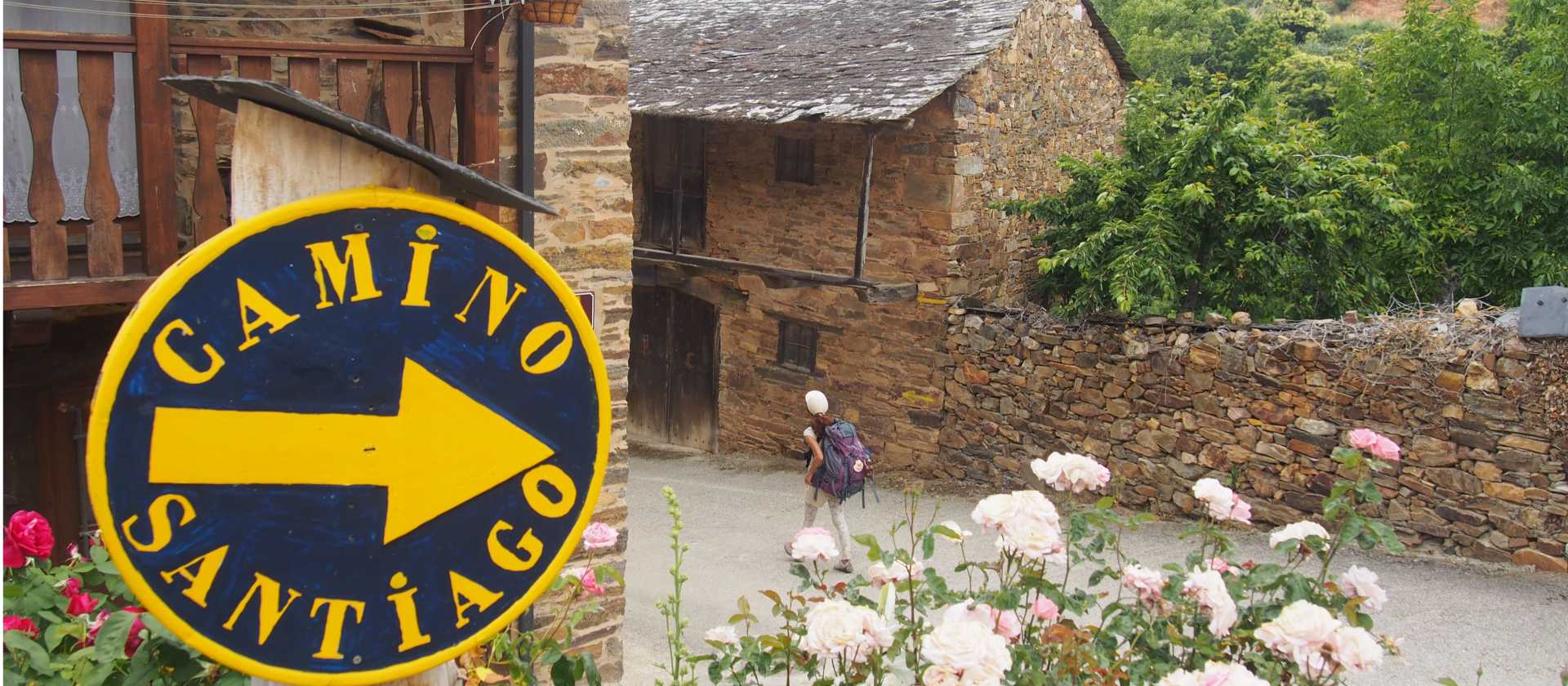 Follow the Camino de Santiago signs