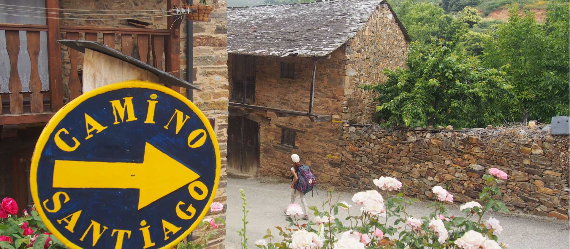 Follow the Camino de Santiago signs