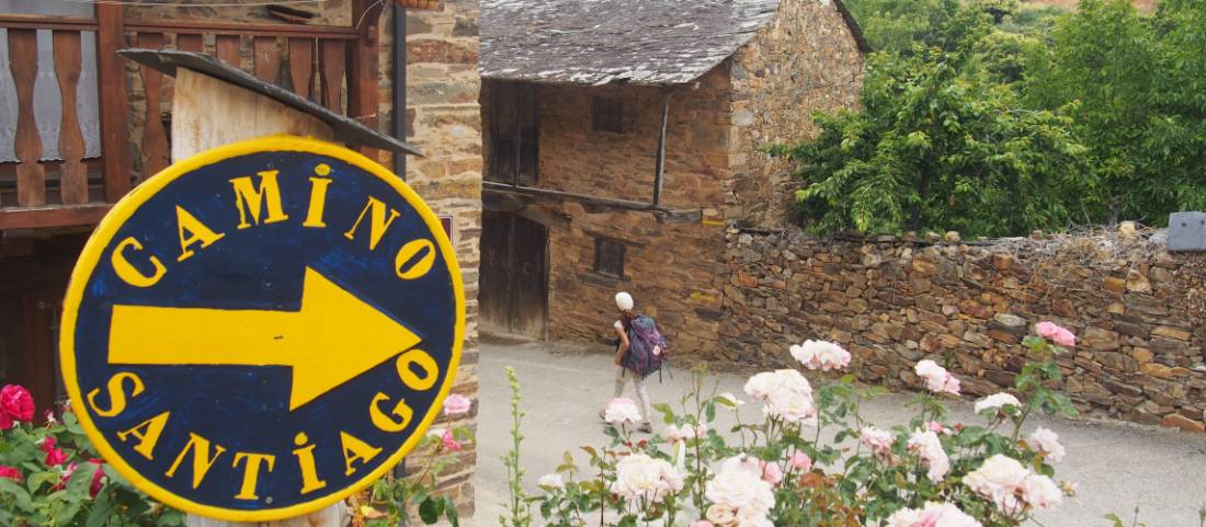 Follow the Camino de Santiago signs