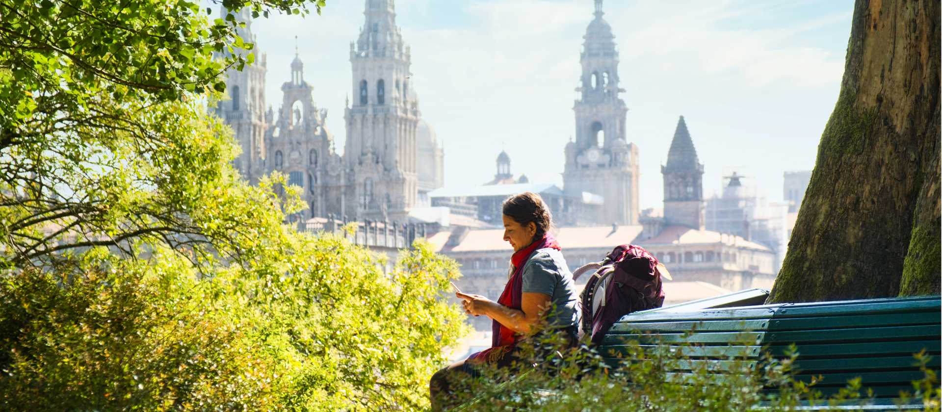 Finishing the Camino into Santiago de Compostela