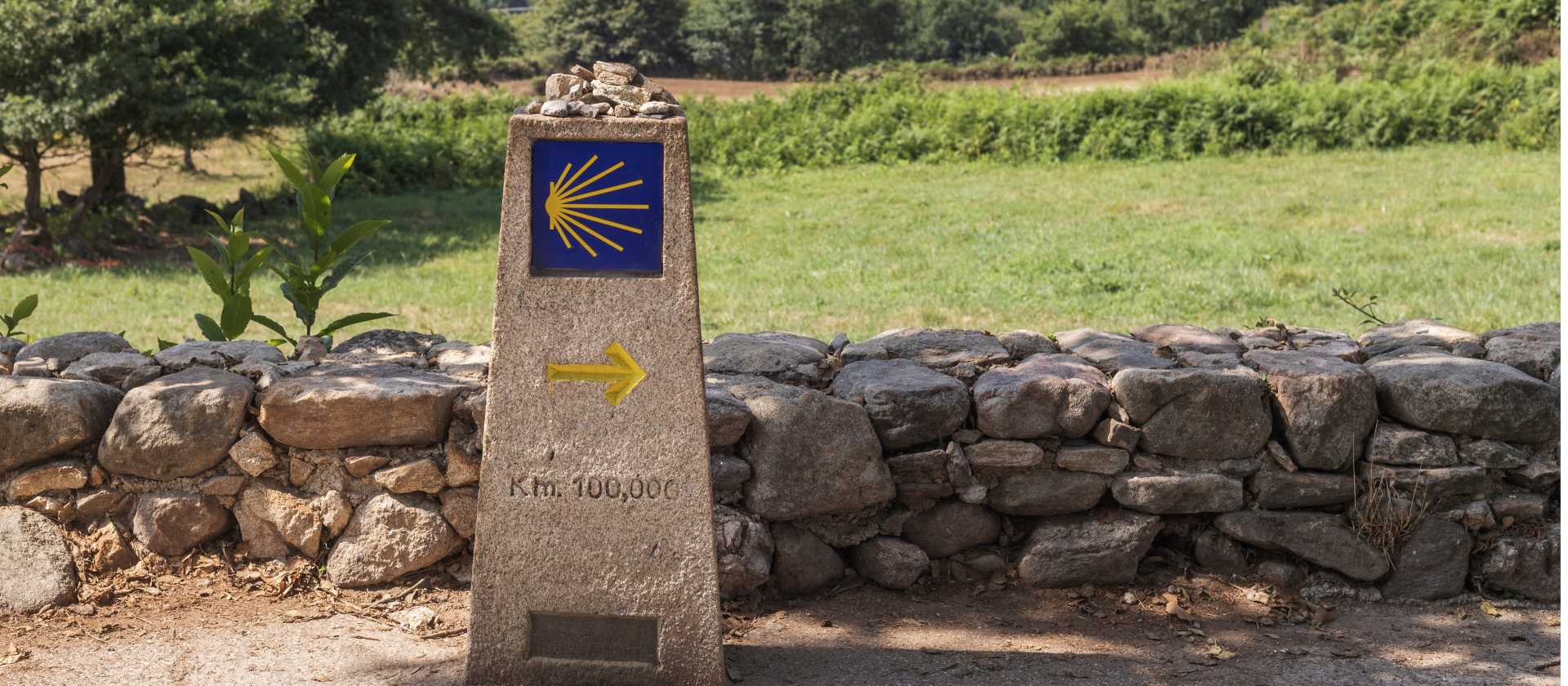 Follow the Camino signs to Santiago de Compostela