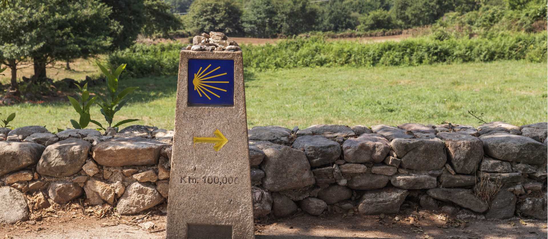 Follow the Camino signs to Santiago de Compostela