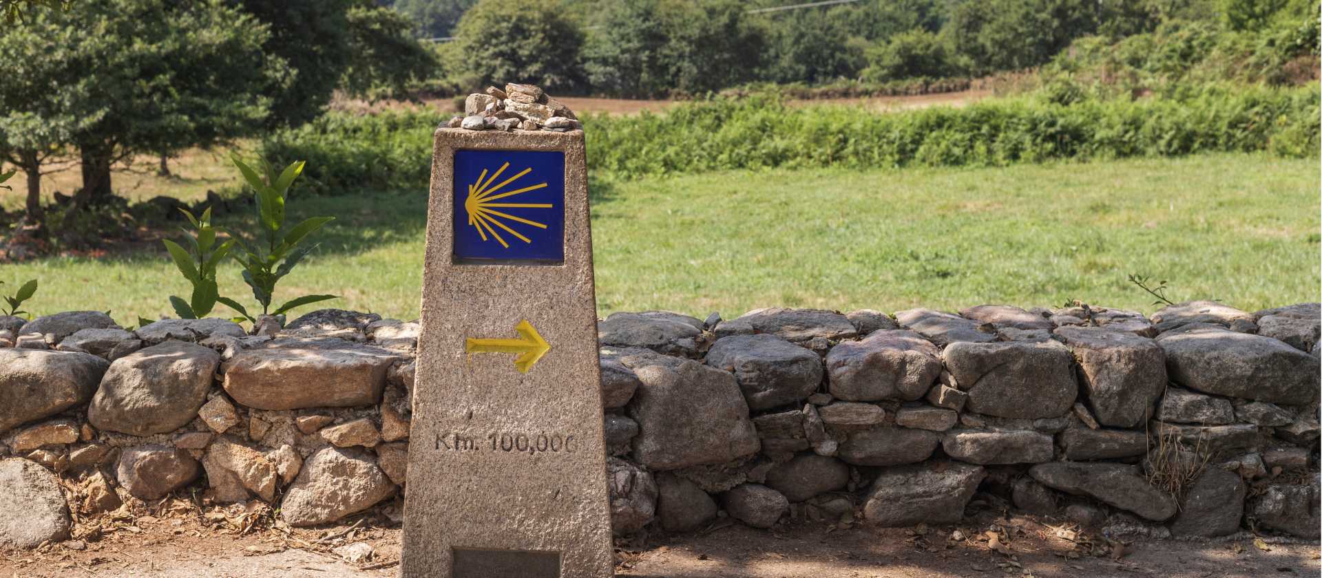 Follow the Camino signs to Santiago de Compostela