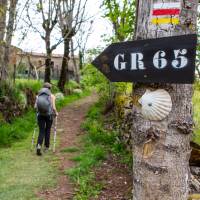 Follow route GR65 on the Le Puy Camino in France
