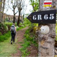 Follow route GR65 on the Le Puy Camino in France