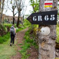Follow route GR65 on the Le Puy Camino in France