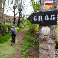 Follow route GR65 on the Le Puy Camino in France