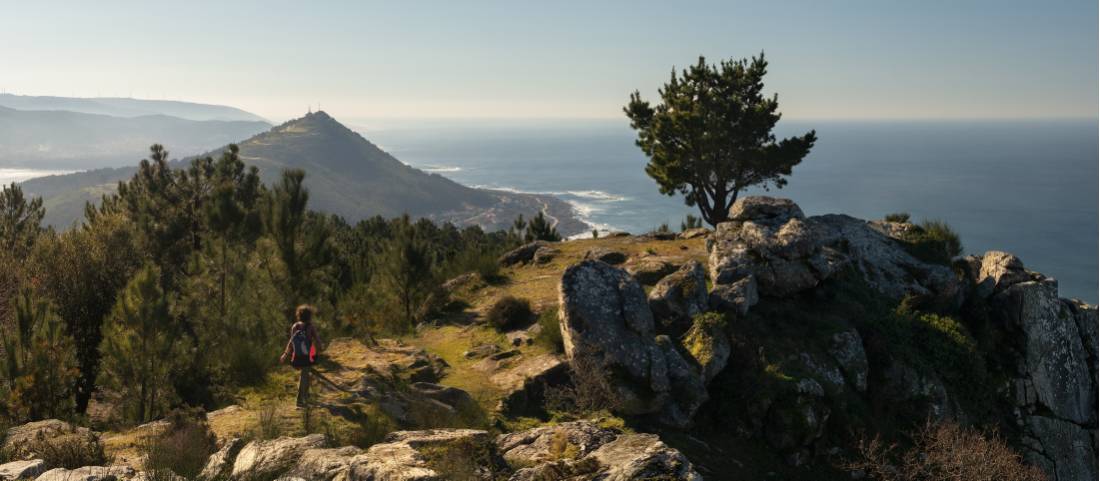 Enjoy panoramic views of the Atlantic Sea on the Portuguese Way