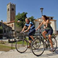 cycling in Motovun, Croatia